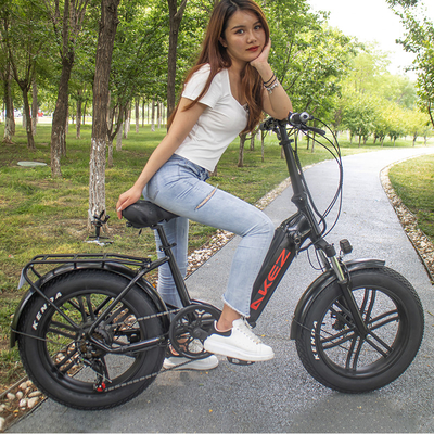 Sepeda Listrik Baterai Lithium Magnesium Alloy, Sepeda Listrik Wanita Kecepatan Variabel