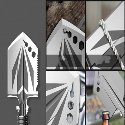 8in Head Multifungsi All In One Military Shovel 3Cr13 Bela Diri