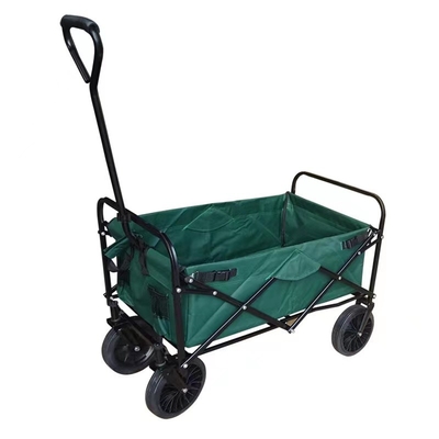 Polyester Solid Empat Roda Lipat Taman Troli Dilipat Lounge Wagon