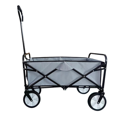 Polyester Solid Empat Roda Lipat Taman Troli Dilipat Lounge Wagon