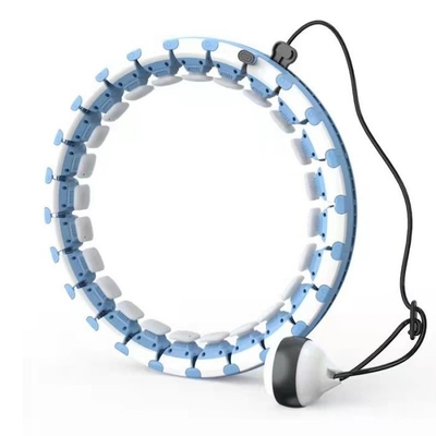 Ukuran yang Dapat Disesuaikan Smart Hula Hoop, Pinggang Tipis 24 Simpul Tertimbang Hula Hoop