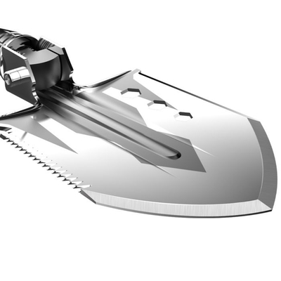 Aluminium Alloy Serbaguna Camping Shovel Jenis Pegangan Lurus