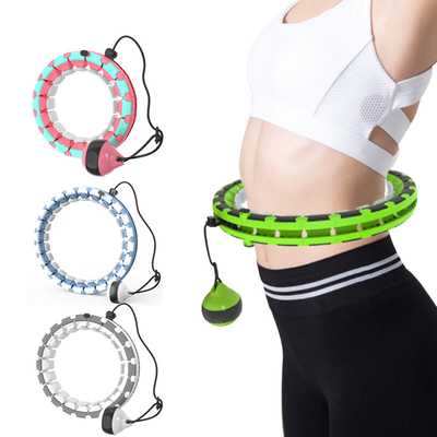 Unisex Adjustable Weighted Fitness Hoop Latihan Kebugaran Komprehensif