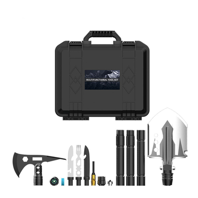 Kit Survival Alat Esensial Luar Ruangan Paduan Aluminium Stainless Steel Karbon Tinggi