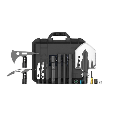 Kit Survival Alat Esensial Luar Ruangan Paduan Aluminium Stainless Steel Karbon Tinggi