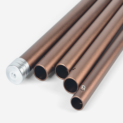 19mm Aluminium Telescoping Tent Pole Perawatan Permukaan Anodized