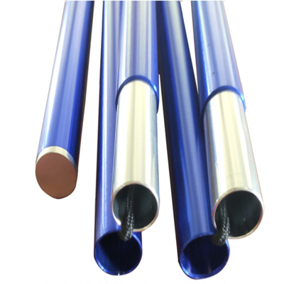 Tiang Tenda Berkemah 19mm yang Dapat Disesuaikan Paduan Aluminium 6061/7075