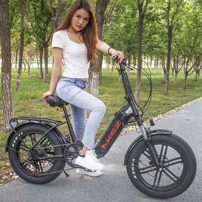 40Km / H Baterai Lithium Magnesium Alloy Kecepatan Variabel Sepeda Listrik