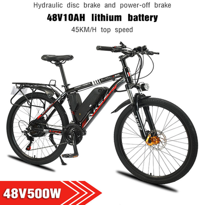 Bingkai Sepeda Listrik Magnesium Alloy 40Km / H Sepeda Listrik