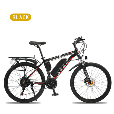 LCD 26 Inch Magnesium Alloy 40Km / H Baterai Lithium Sepeda Listrik