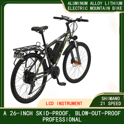 50km / H Baterai Lithium Sepeda Listrik Magnesium Alloy
