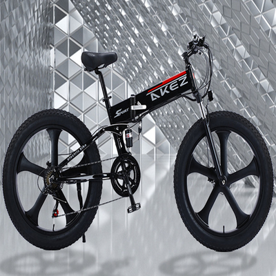 Led Display Magnesium Alloy Soft Tail Frame 40Km / H Baterai Lithium Sepeda Listrik