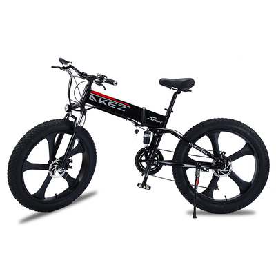 Sepeda Listrik Baterai Lithium 40km / H, Sepeda Listrik 26 Inch 21 Kecepatan