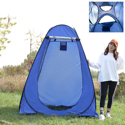 Wind Proof Polyester 190T Pop Up Shower Tent, Outdoor Shower Camping Enclosure