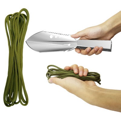 Aluminium Alloy Multifungsi Alat Survival Hand Tools Camping Garden Shovel