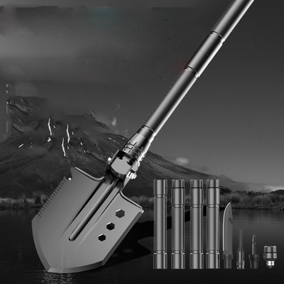 Bela Diri Serbaguna Militer Shovel 76cm Aluminium Alloy