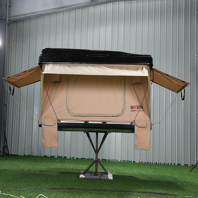 100% Tahan Air ABS SS Aluminium Hard Shell Atap Atap Tenda