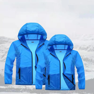 Lengan Panjang Anti Pilling Tahan Air Upf 50+ Perlindungan Uv Pria Pakaian Tabir Surya Untuk Dewasa