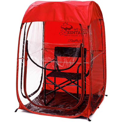 210D Oxford Cloth Steel Wire Sun Shelter Fish Tent 2 Orang Di Bawah Cuaca Pop Up Pod