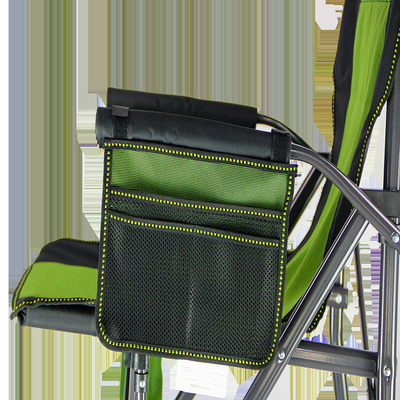 Proses Cat Logam 600D Fabric Fishing Fold Up Chairs Stowable With Carry Bag