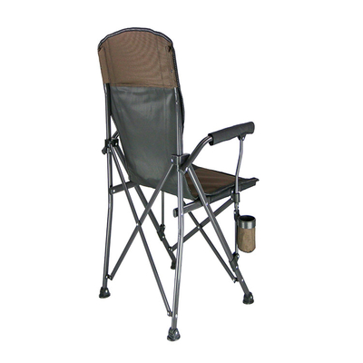 Proses Cat Logam 600D Fabric Fishing Fold Up Chairs Stowable With Carry Bag