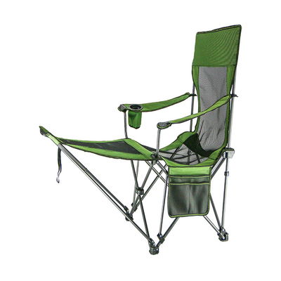 Duduk Dan Berbaring Pipa Baja 600D Fabric Portable Stowable Metal Camping Folding Chairs
