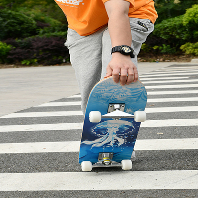 Kustom Aluminium Alloy Paint Bracket Deck Skateboard Maple Skateboard Kayu