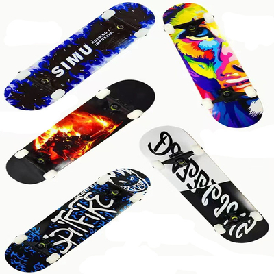 Pencetakan Perpindahan Panas Skateboard Hitam Low Noise Street Skateboard