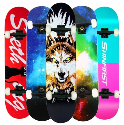Permukaan Skateboard Cat Paduan Aluminium Kustom untuk Pemula