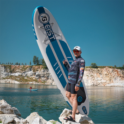 Stand Up Inflatable Sup Paddle Flying Surfboard Dengan Tali Kaki