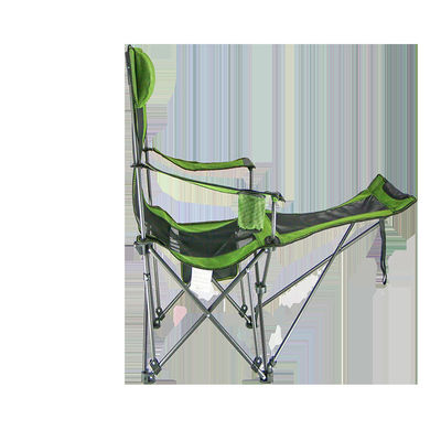 Duduk Dan Berbaring Pipa Baja 600D Fabric Portable Stowable Metal Camping Folding Chairs